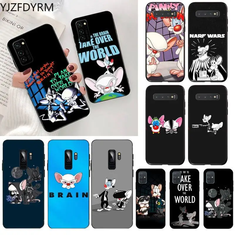 

YJZFDYRM Pinky And The Brain Phone Case for Samsung S20 plus Ultra S6 S7 edge S8 S9 plus S10 5G lite 2020