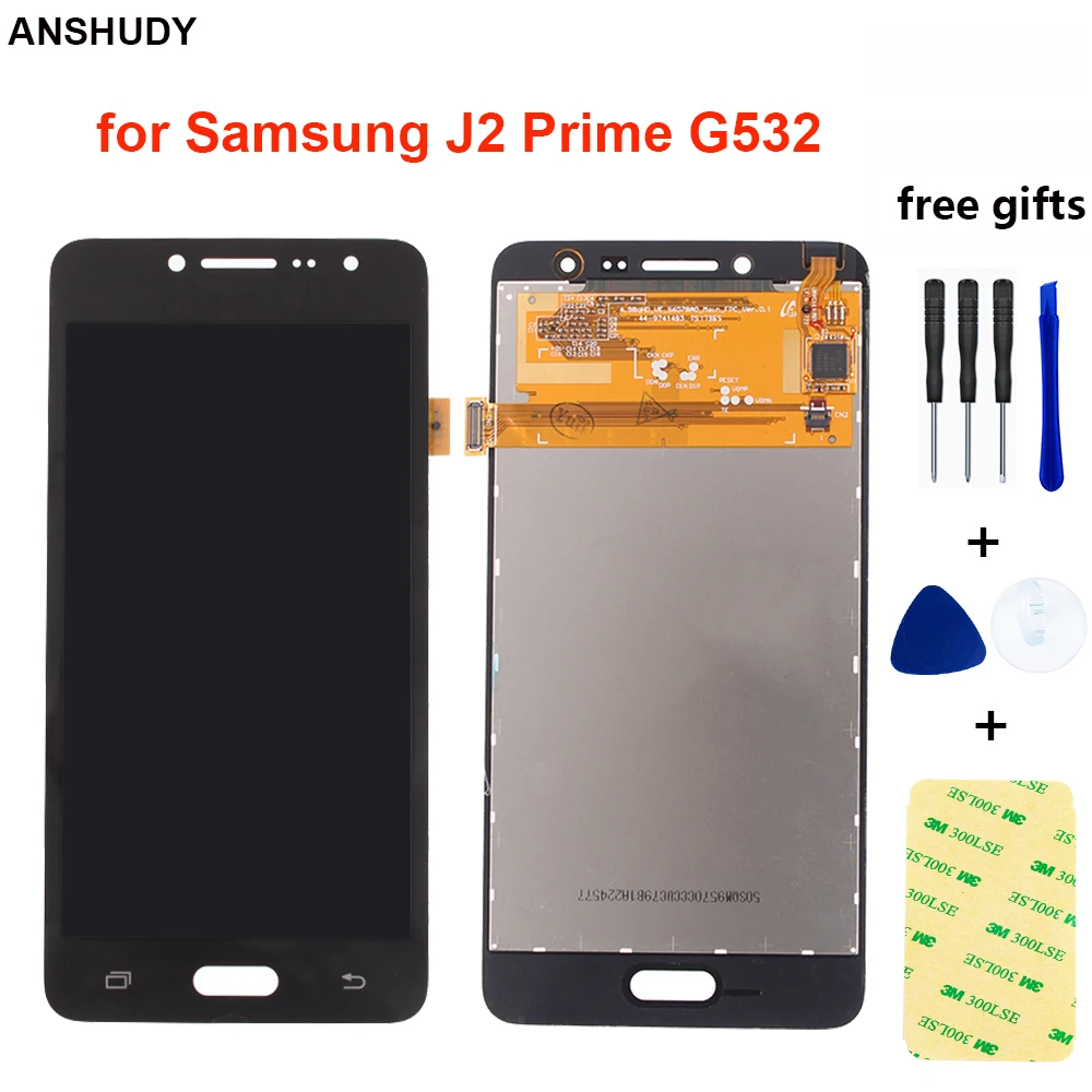 Для samsung Galaxy J2 Prime lcd кодирующий преобразователь сенсорного экрана в сборе G532 G532M G532F ЖК-дисплей Замена запасных частей