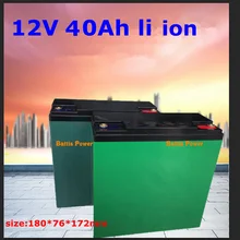 12v 40ah литий-ионный аккумулятор 12v 18650 bateria BMS 3S для 350w гольф-карт Детская игрушка автомобиль сеять гнездо UPS светодиодный светильник+ 5A зарядное устройство