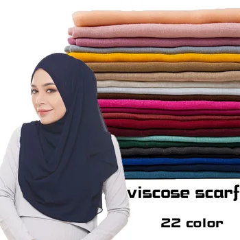 

Women Plain Maxi Hijab scarf soft Soild muslim shawls wraps lady viscose head scarfs Fashion scarves hot sale scarves 10pc/lot