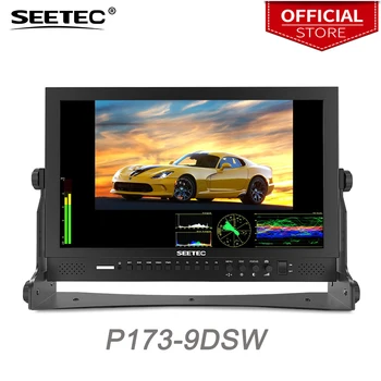 

Seetec P173-9DSW 17.3 Inch FHD 1920x1080 Broadcast Monitor with 3G-SDI HDMI Waveform Vector Scope LCD Director Monitor