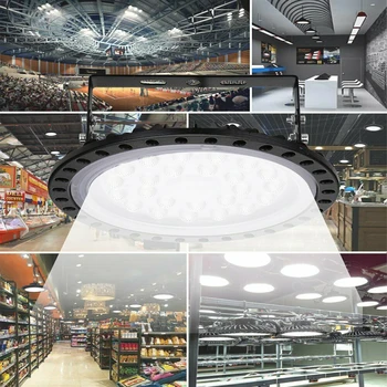 

220V LED High Bay Light 50/100W Low Bay UFO Warehouse Industrial Lights for Supermarket Office Parking Lot Lamp