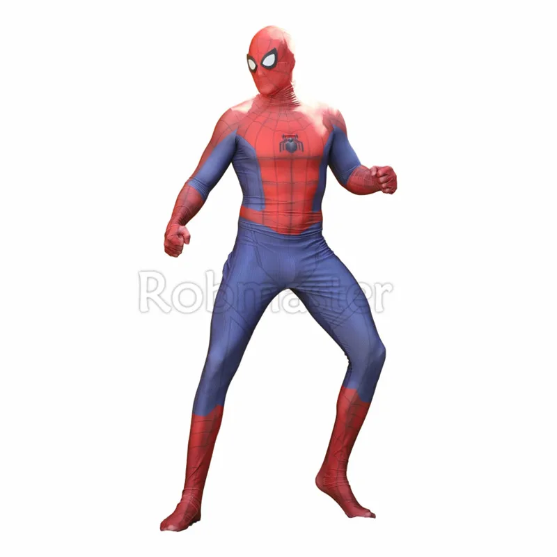 Классический костюм Человека-паука для выпускного вечера; маскарадные костюмы для взрослых и детей; костюм Человека-паука Питера Паркера; костюм Человека-паука; карнавальный костюм; костюм зентай - Цвет: Homecoming B
