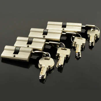 

Double Open Lock Door Window Security 55 60 70 80 90 100 110 120mm Cylinder Living Room Lock Handle Customized Brass Key