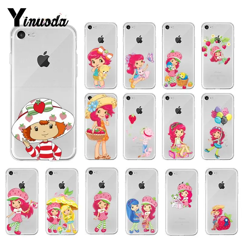 

Yinuoda Cartoon Strawberry Shortcake and Dora Soft Phone Case for iPhone 8 7 6 6S Plus 5 5S SE XR X XS MAX 10 Coque Shell
