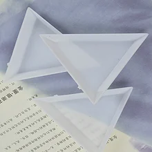 1/2/6/8/1015 шт Пластик треугольный поддон со стразами Stotrage панель обшивки инструментов "сделай сам"