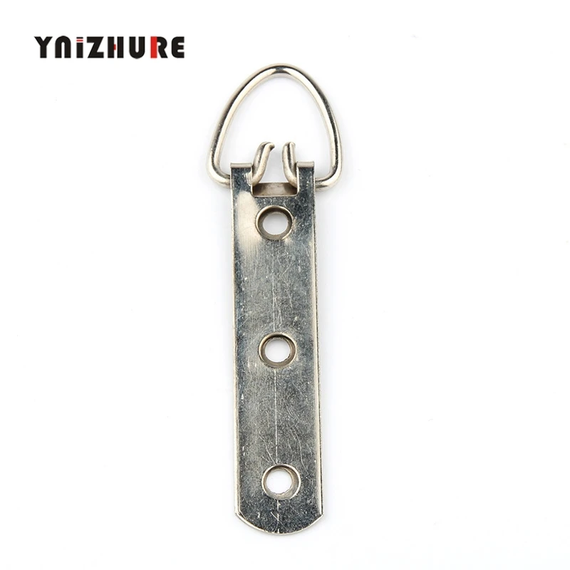 

4PCS 15*25*92MM Photo Hanging Triangle D Rings Golden Picture Frames 3 Hole Hanger Long Solid Silver Fastener Hardware Hook