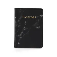 Мода Marbl Обложка для паспорта женский Дорожный Чехол под мрамор для паспорта с именем США держатель паспорта дизайнерские обложки на паспорт