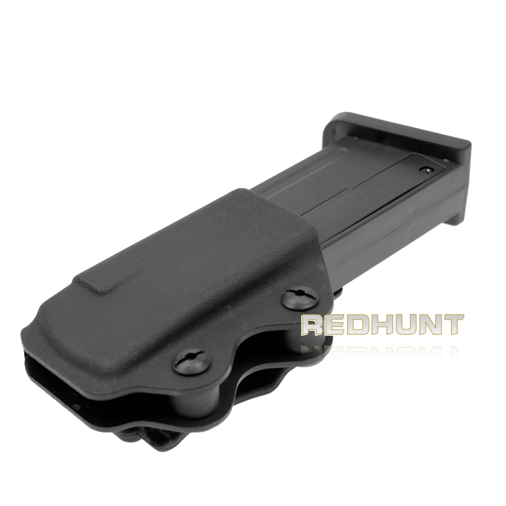 Funda de pistola IWB/OWB, funda de revista única, bolsa Mag, se adapta a Glock 17, 19, 26, 23, 27, 31, 32/33, M9, P226, USP 92F, bolsa de revista individual IWB