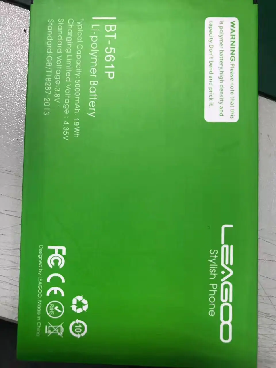 

100% Original Leagoo Shark5000 5000mAh Battery For Leagoo Shark5000 Smart Mobile Phone Inbuilt Battery BT-561P