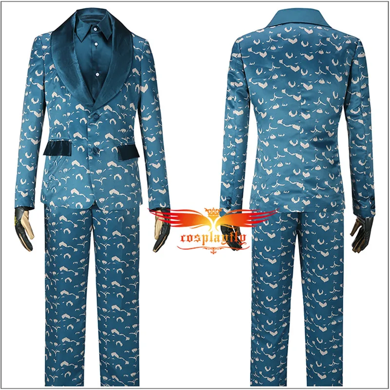 Фильм черная костюмная Маска Косплей Мужская Униформа Костюмы XS-XL Размер