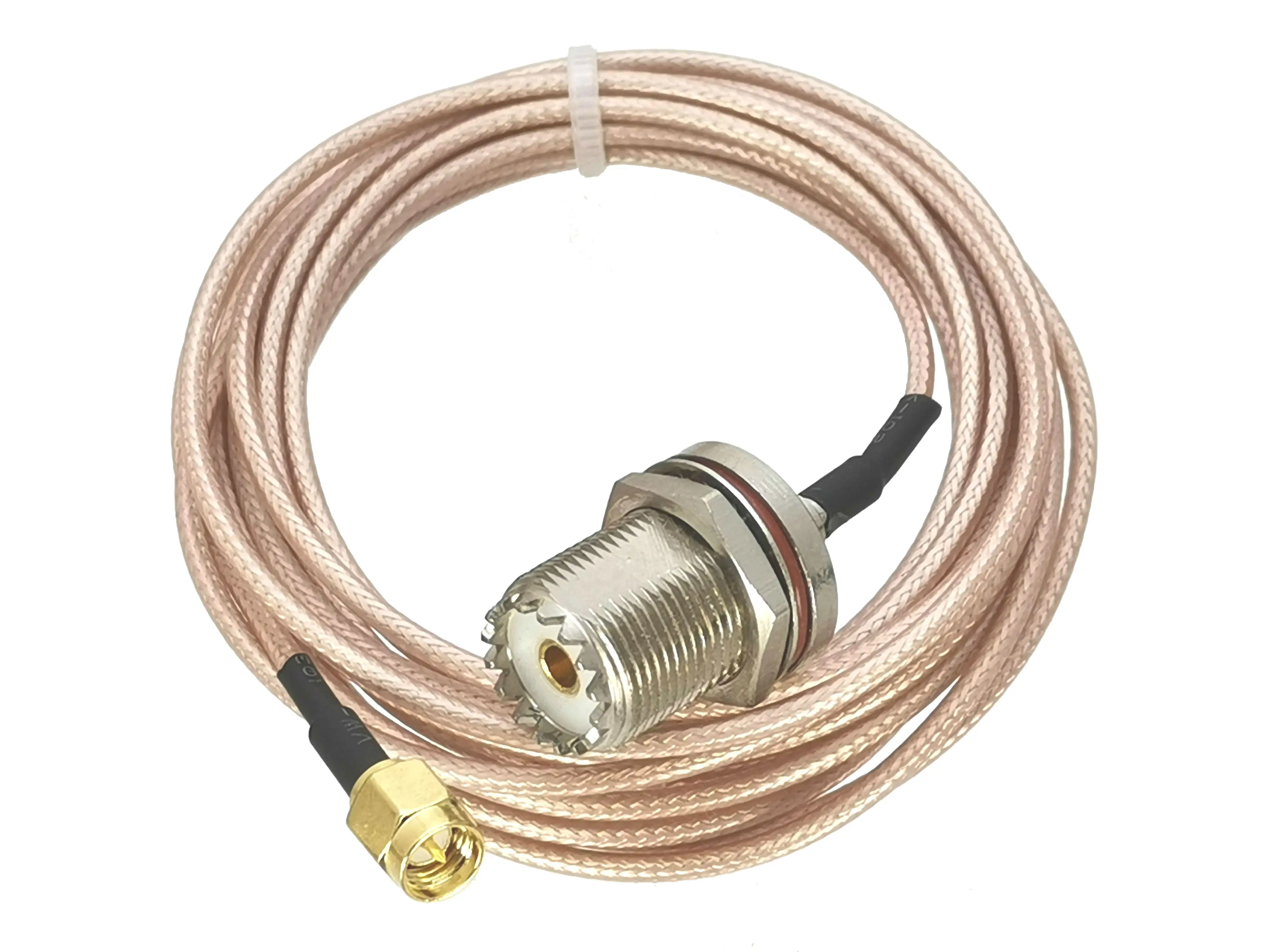 СВЧ SO239 гнездо Гайка штекер SMA обжимной кабель RG316 RF джемпер pigtail 4 дюйма ~ 10 м |