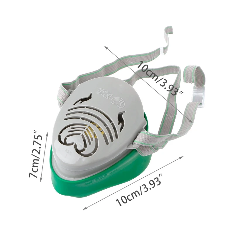 N3800 Противопылевой лицевой фильтр распыления краски картридж респиратор противогаз