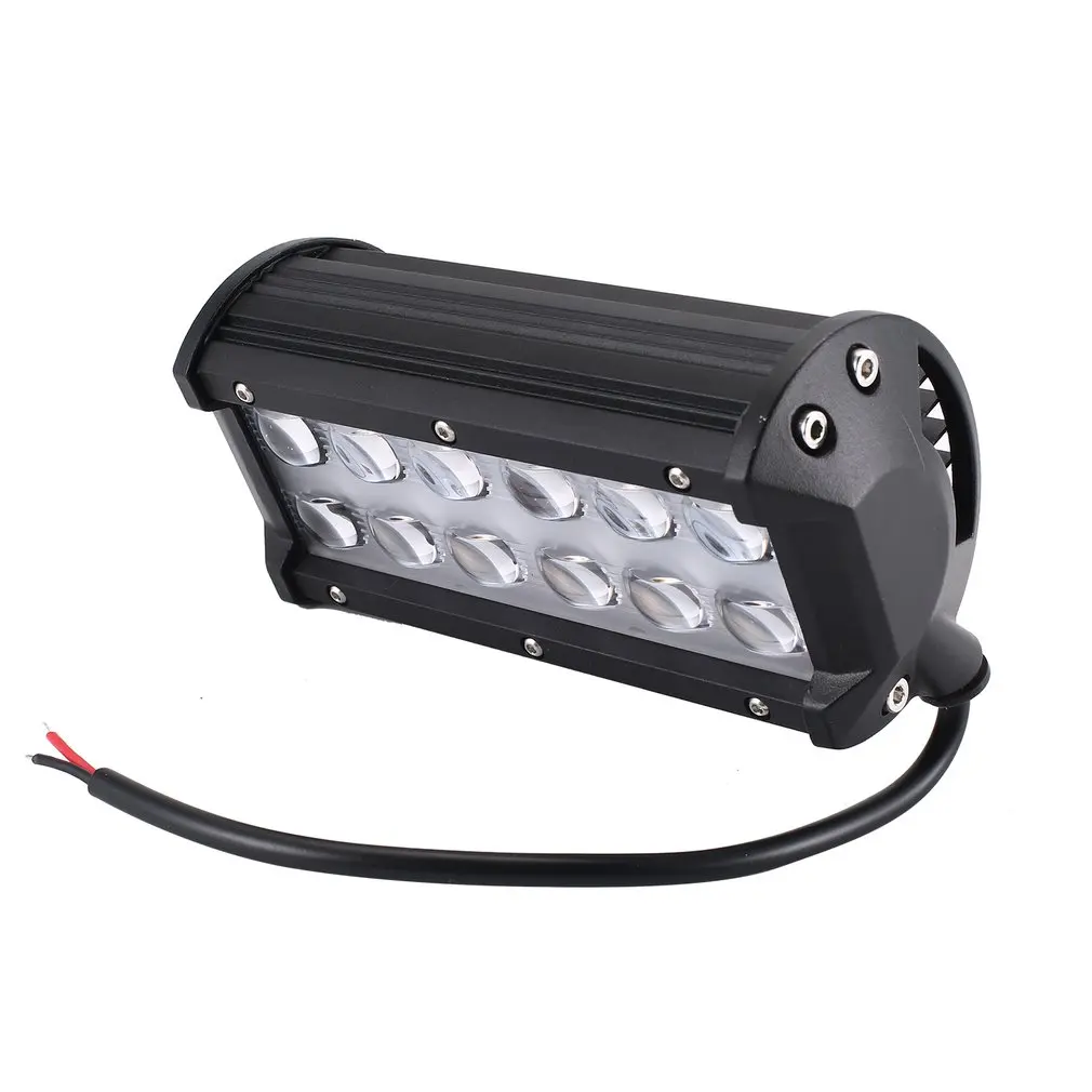 36W 12V светодиодный свет работы 60 градусов высокая мощность для бездорожья светлый круглый внедорожный светодиодный Рабочий фонарь лампа заливающего света для катание на лодках