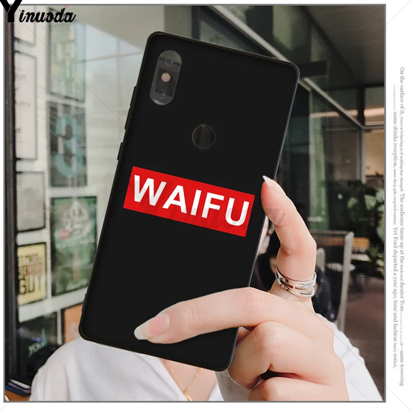 Yinuoda Sugoi Senpai аниме waifu черный мягкий чехол для телефона Xiao mi Red mi 5 5Plus 7 K20 Note5 6A mi 6 mi x2 mi x2S