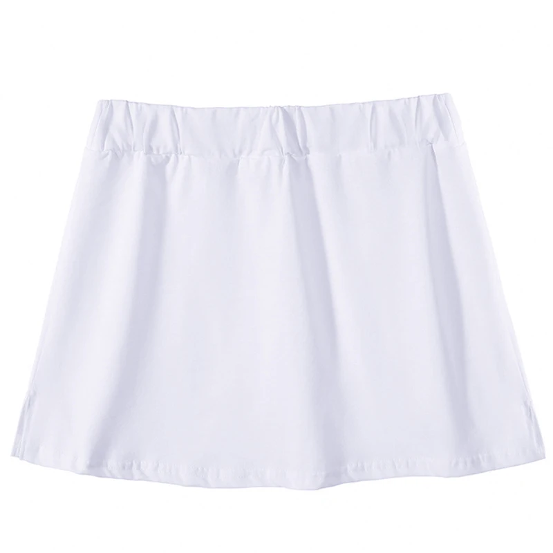 Chemise en coton blanc et noir pour femme, jupe irrégulière, faux