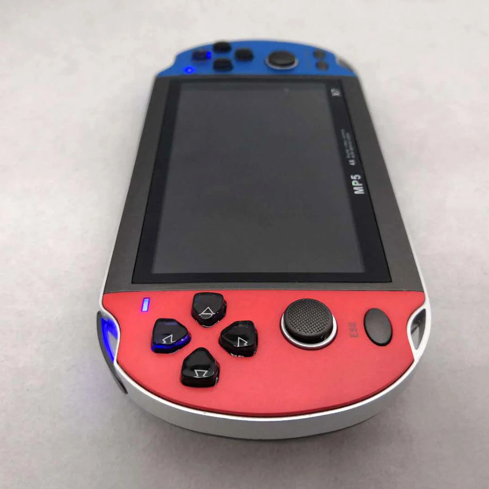 X7 Entertainment Handheld TV Output USB Camera Game Console 4.3 Inch Multifunctional Plastic Video 8GB Rechargeable Dual Rocker