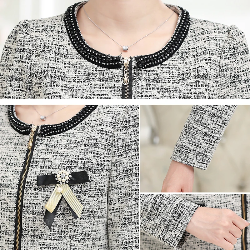 Женские блейзеры и куртки Blaser Chaquetas осенние женские пальто Mujer Jaqueta Casaco Feminino серого и красного цвета размера плюс L~ 4XL 5XL
