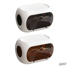 Водонепроницаемый настенный держатель рулона туалетной бумаги полка трубка мобильный телефон хранения