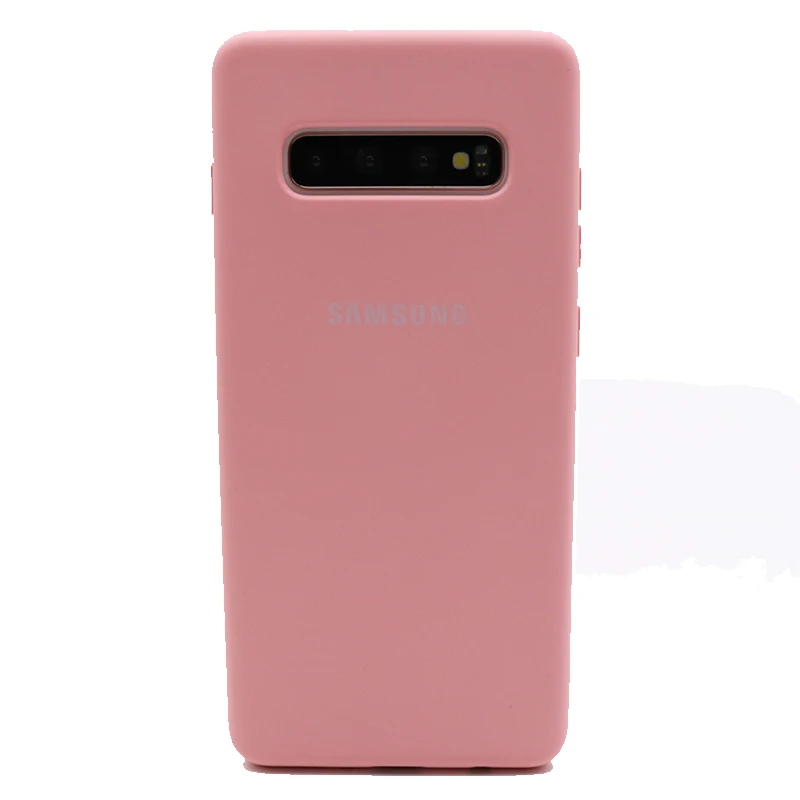 Samsung Galaxy S10 Plus Liquid Silicone Case Silky Soft-Touch Back Protective Cover For Samsung galaxy S10  S10plus waterproof phone pouch Cases & Covers