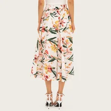 Богемный стиль, праздничные летние юбки, женские юбки с принтом, женские корейские размера плюс