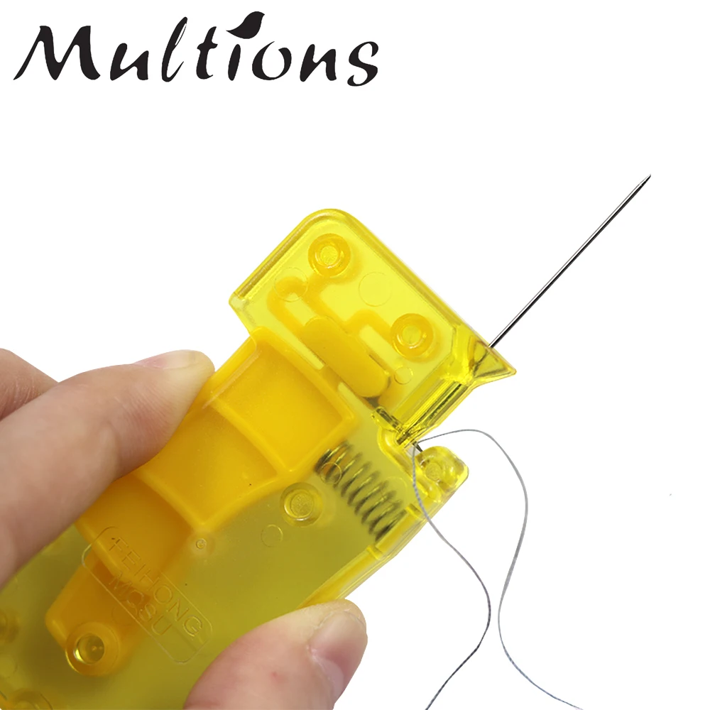 Enhebrador de agujas de coser automático para ancianos, herramientas de mano  simples, mango de plástico, accesorios de costura, conveniente, alta  calidad, 1 unidad/5 piezas - AliExpress