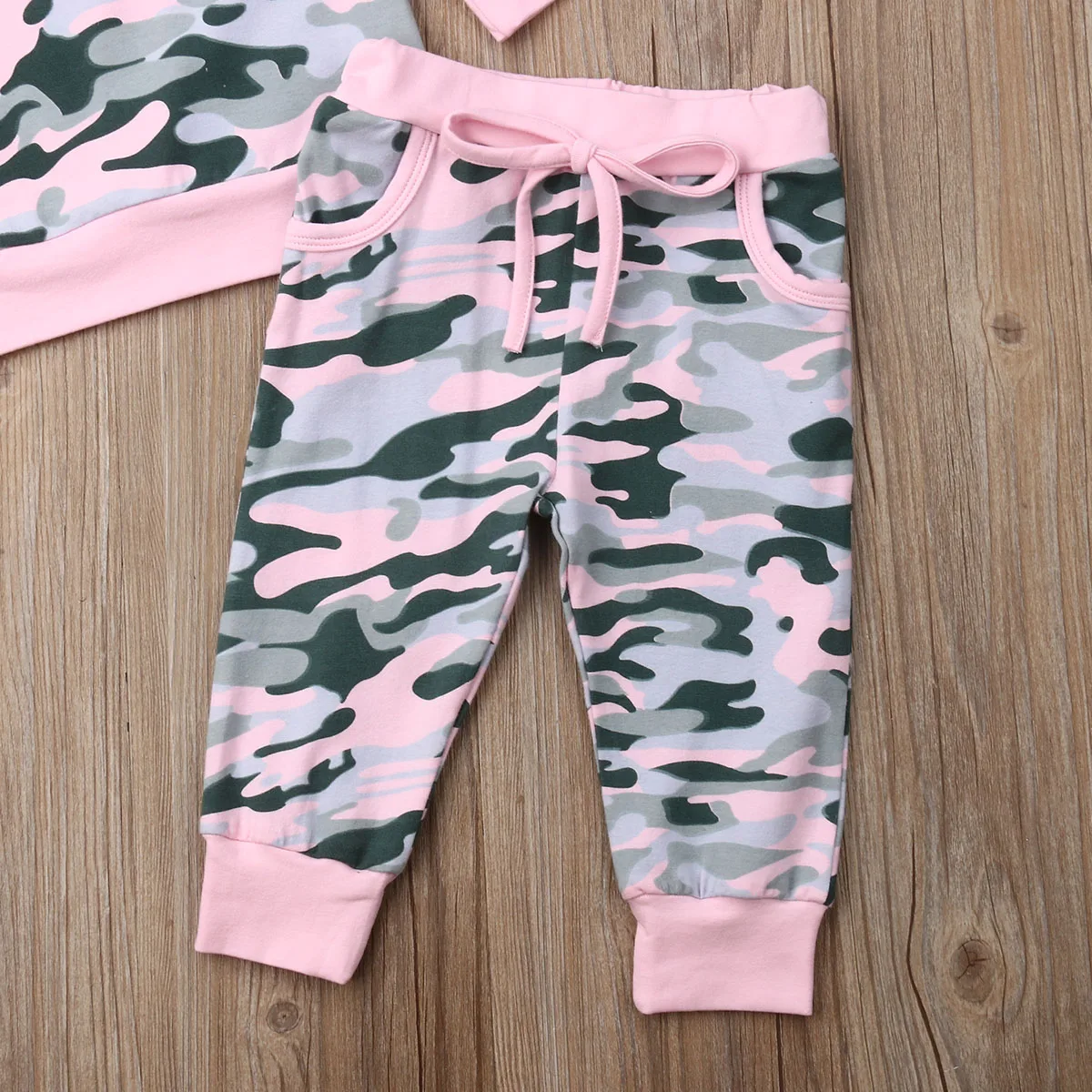 Preise Pudcoco Kleinkind Baby Mädchen Camo Kleidung Set Infant Neugeborene Langarm T shirt Armee Sweatshirts Top Hosen Outfit Sets Trainingsanzug