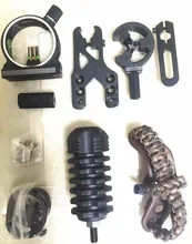 

2021 UPGRADE KIT COMPOUND BOW - STABILIZER FIBRE OPTIC SIGHT ARROW REST ARCHERY 6 In 1 Kit - Sight Arrow Rest Stablizer