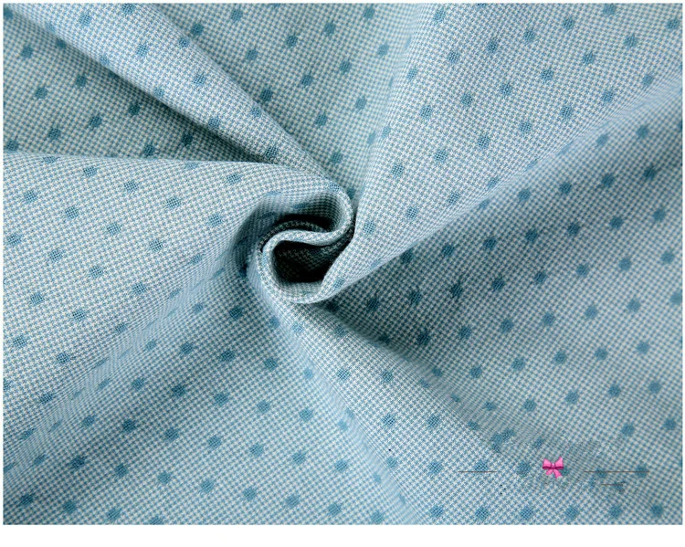 4 50*140 см Dot японская пряжа окрашенная хлопковая ткань ручной работы DIY Профессиональная стеганая хлопковая лоскутная подушка, ткань для сумки - Цвет: 4