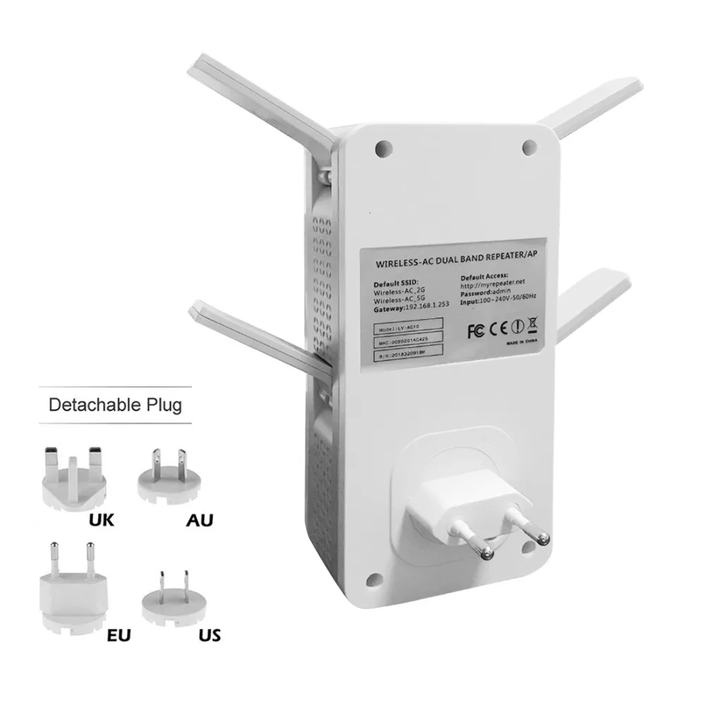 5g wifi signal booster PIXLINK LV-AC10 2600Mbps Không Dây-AC Dual Band Repeater/AP 4-Dòng AC2600 Kép MU-MIMO Gigabit cổng Ethernet internet extenders signal booster