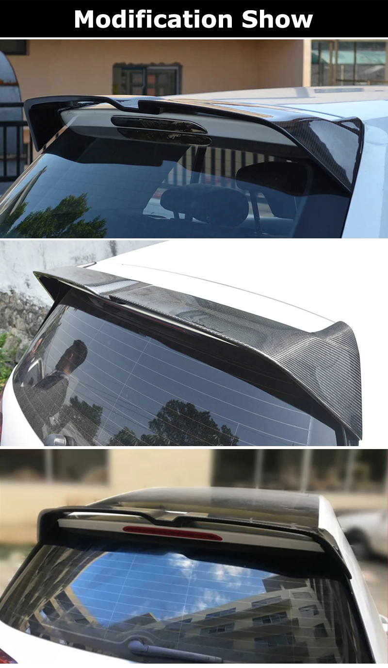 Golf 7 OET Тип углеродного волокна крыла задний спойлер для Volkswagen VW Golf 7 R GTI Rline Up