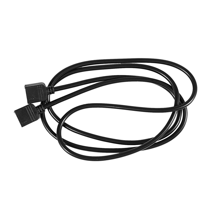 Светодиодный полоски RGB 4 Pin женский разъем кабель-удлинитель Черный 1 м