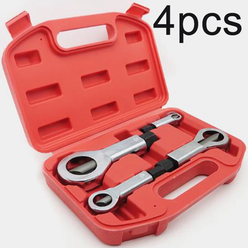 

4 PCS Nut Splitter Cracker Remover Set Damaged Seized Nuts Cutter Convenient
