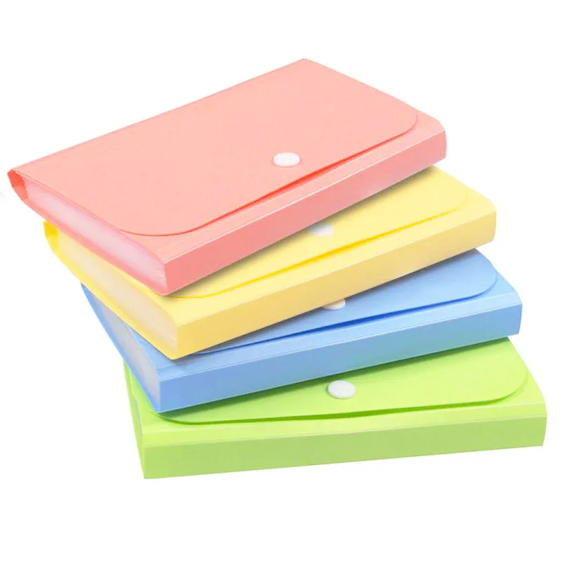 

A6 Candy Colors Document Folders Organizer Organ Bag Expanding File Folder Holder For Documents School Office Supplies Binder