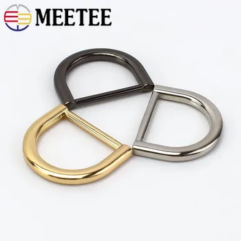 

5/10pcs Meetee 25mm Metal O D Ring Buckle Backpack Handbag Strap Hanger Clasp Hook For Dog Collar Webbing DIY Bag Leather Craft