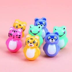 7 Pçs/set 4 centímetros Mini Brinquedo Tumbler Bebê Enigma Educação Nostalgia Tradicional Prêmio Dom Brinquedo Pequeno Jardim de Infância das Crianças