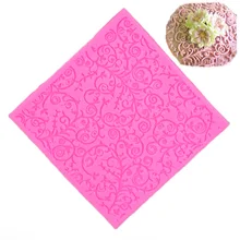DIY силиконовая форма для выпечки Цветочная лоза/лоза кружева формы для торта шоколадная форма
