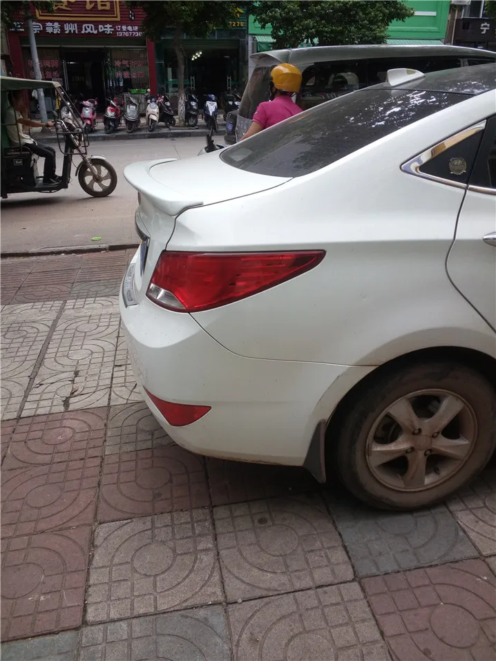 Спойлер для Hyundai Verna задний спойлер из АБС пластика 2011 2015|rear spoiler|car rear wingrear wing |