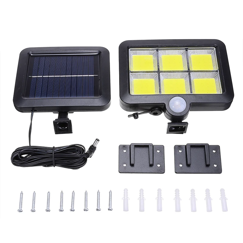 

Светильник на солнечной батарее, IP65, водонепроницаемый, наружный, внутренний, светодиодный, с датчиком движения