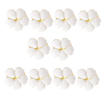 

10Pcs/Lot Wedding Simple Plum Flower Napkin 5 Petals Lucky Flower Napkin Paper Napkin Ring Napkin Paper Ring