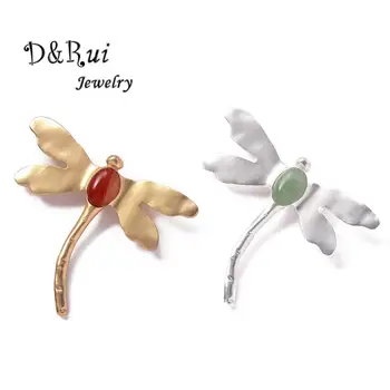 

Gothic Style Vintage Large Brooches Badges for Women Clothes Women's Designer Brooch Pin Dragonfly Crystal Jewelry Accessories