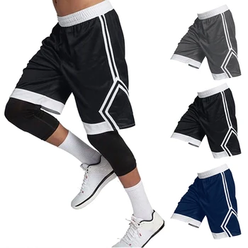 

Fashion Men Fitness Bodybuilding Shorts Man Summer Gyms Workout Male Breathable Sportswear Jogger Beach Short Pants Basketball