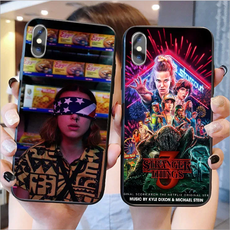 Stranger things season 3 Soft silicone Cover Phone Case For iPhone 11 Pro MAX 5 5S SE 6 6S Plus 7 7Plus 8 8Plus X XR XS |