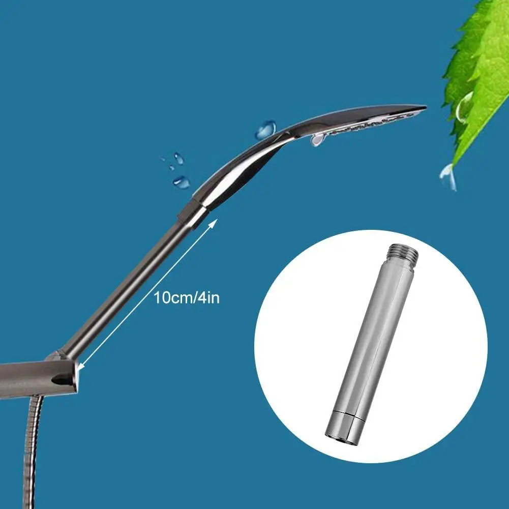 Shower Faucet Extension Tube Bar for Shower Set Rod Extension Pipe Bathroom Accessories Shower Pipe Extension Shower Head Extender