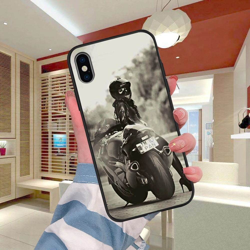 H0491 Мотоцикл мальчик девочка крутая улица для iPhone X XR XS 11 Pro Max 5 5S SE 6 6S 7 8 Plus Oneplus 5T Pro 6T чехол для телефона чехол - Цвет: H0491