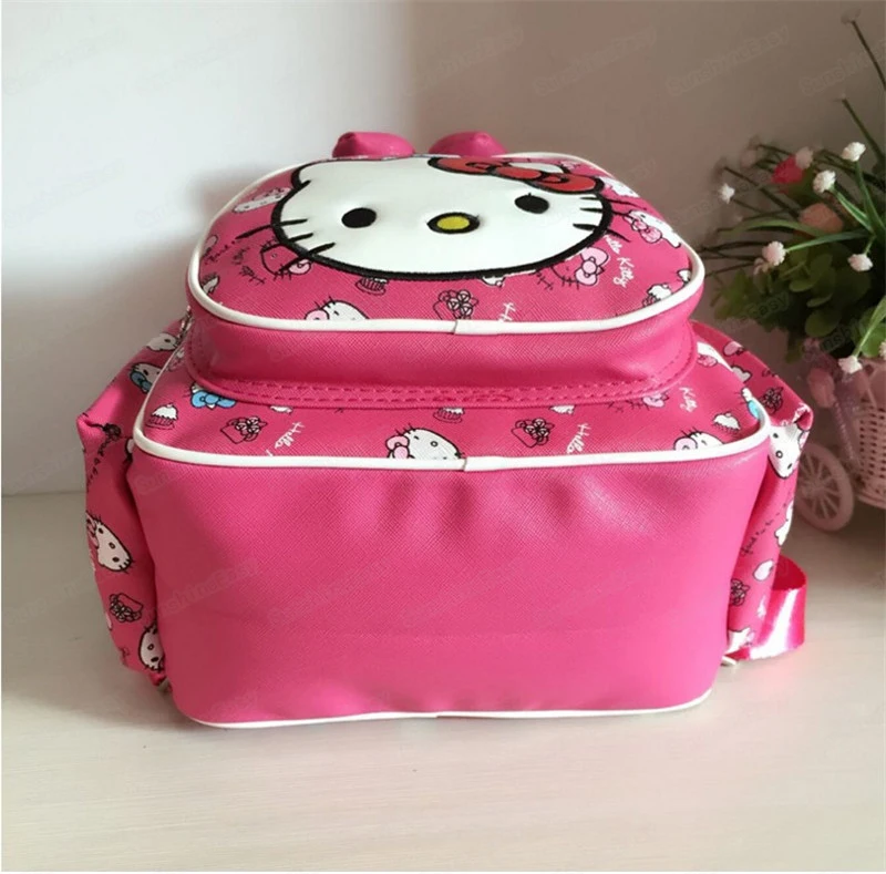 HELLO KITTY Модный маленький рюкзак для девушек, мягкий на ощупь рюкзак, многофункциональная сумка для детского сада, мини-рюкзак для девочек, водонепроницаемая сумка