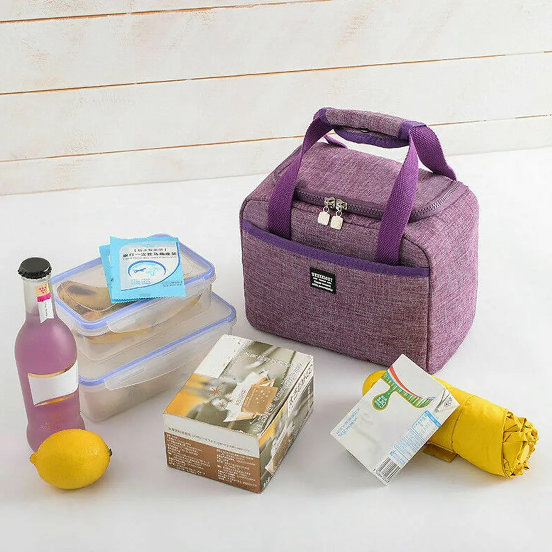 Портативная сумка для обеда, новая термоизолированная сумка для обеда, сумка-холодильник, сумка Bento, контейнер для ужина, школьные сумки для хранения еды