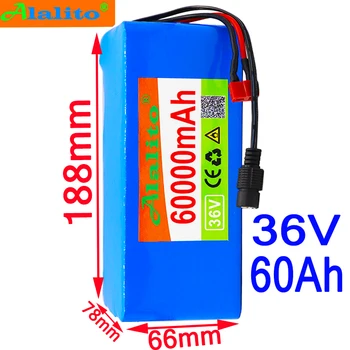 

36V battery 10S4P 60Ah battery pack 500W high power battery 42V 60000mAh Ebike electric bicycle BMS