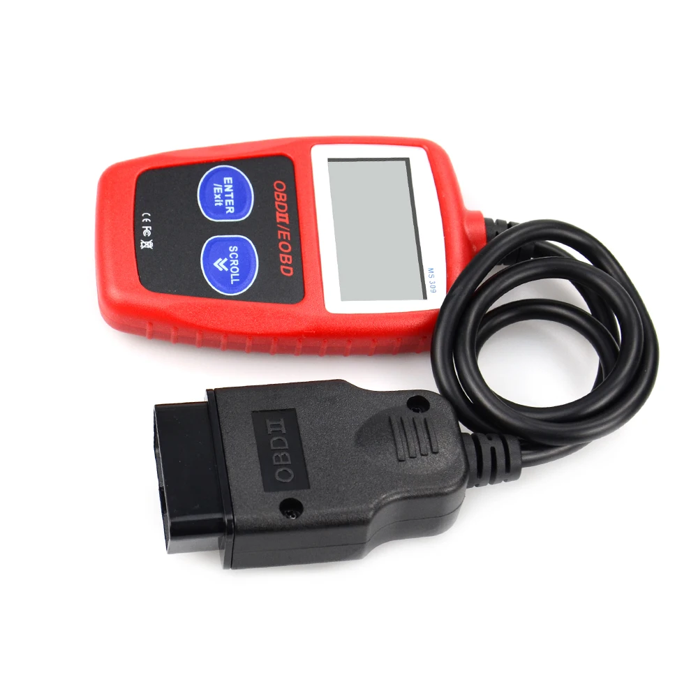 MS309 OBD2 сканер считыватель кодов автомобиля MS 309 Авто Бортовая Система диагностики 2 автомобиля для диагностики двигателя считыватель кодов лучше, чем ELM327 OBD