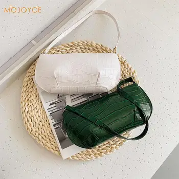 

Female Leather Solid Color Chain Handbag Retro Casual Women Totes Shoulder Bags Fashion Exquisite Shopping Bag